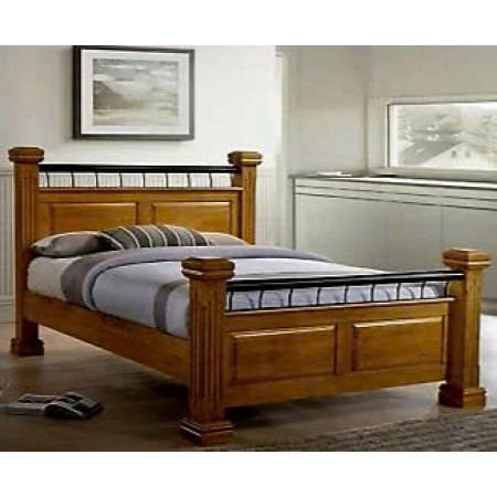 Wrought Iron : Giường Ngủ Châu Âu - Kích Nệm 1m4 x 1m93